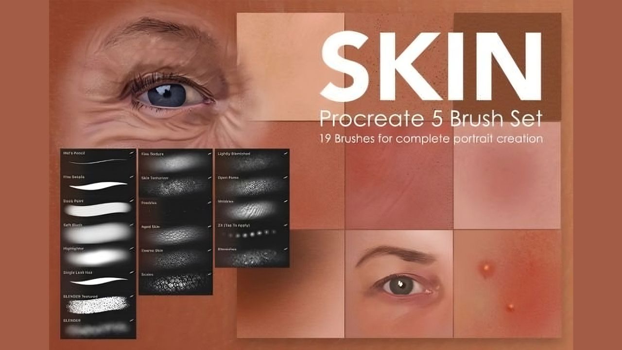 Realistic Skin Procreate Brushes - Free Brushes for Procreate