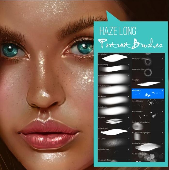 <a href="https://brushes.work/tag/glow-shimmer/" rel="tag">glow/shimmer</a>, <a href="https://brushes.work/tag/portrait/" rel="tag">portrait</a>, <a href="https://brushes.work/tag/texture/" rel="tag">texture</a>