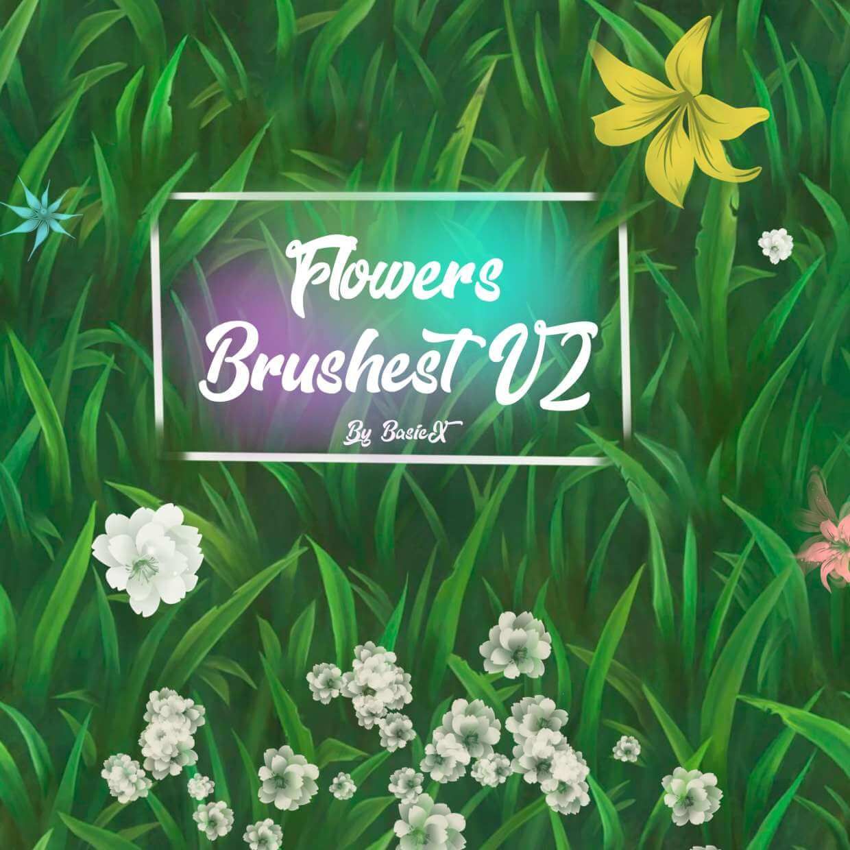 Free flowers brushset V2 - Free Brushes for Procreate