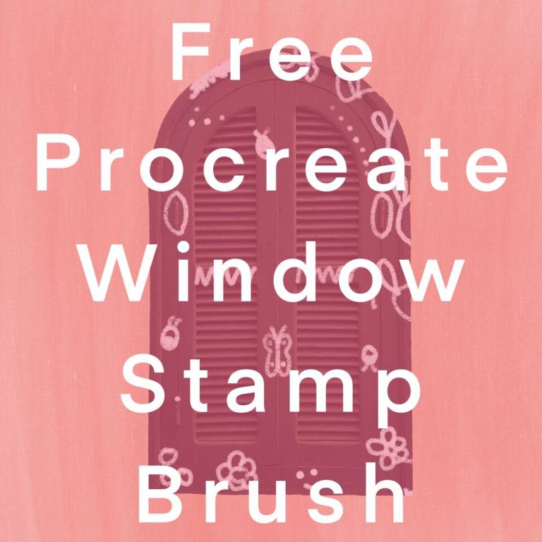 Window Stamp Brush - Free Brushes for Procreate