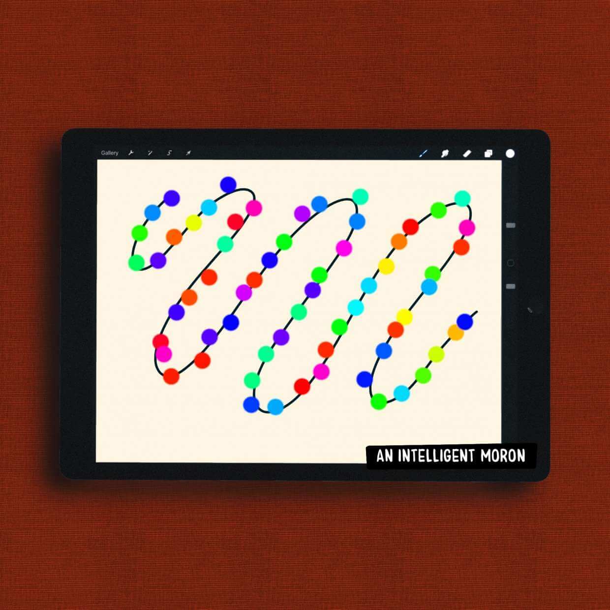 Christmas Lights brush - Free Brushes for Procreate