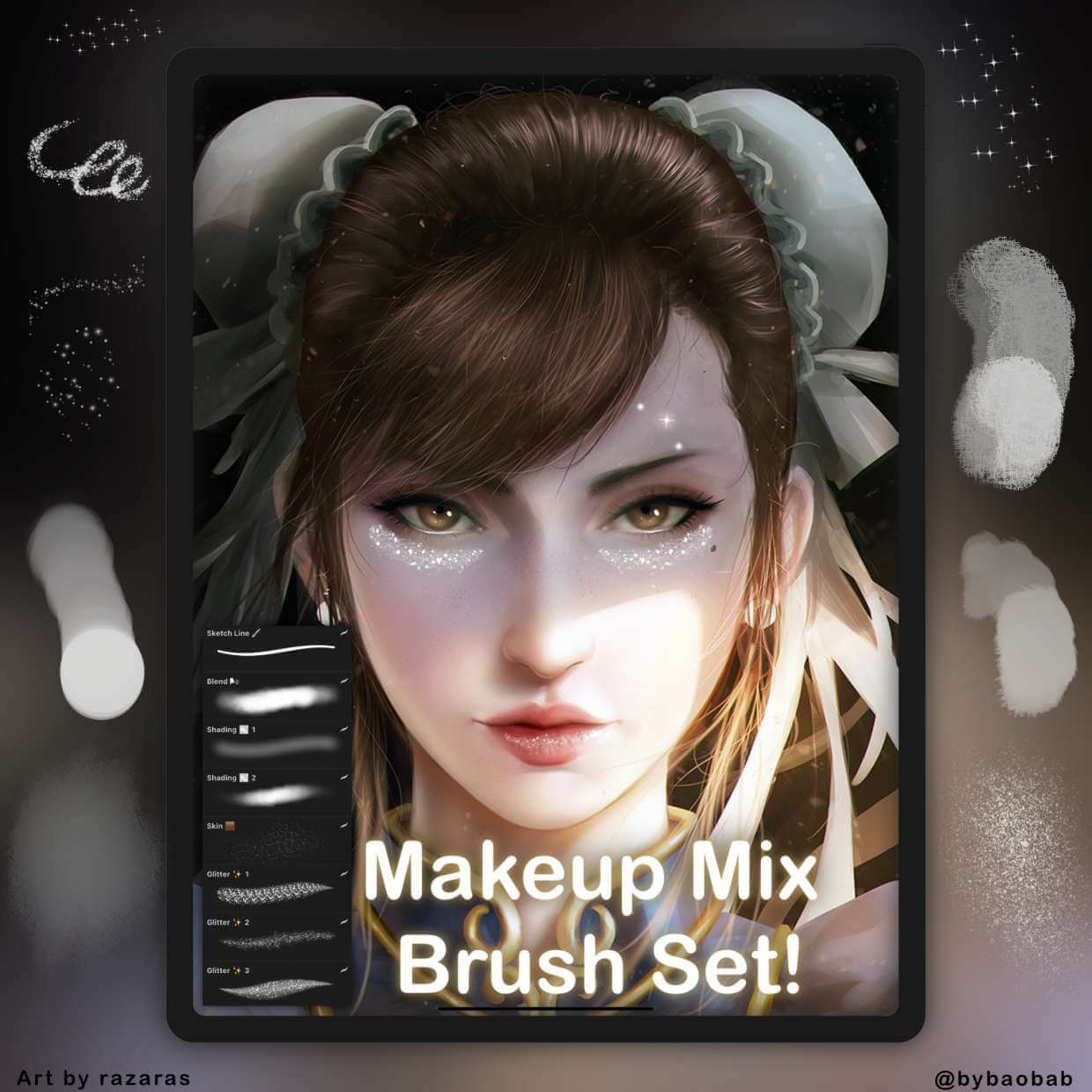 FREE Makeup Mix Brush Set! - Free Brushes for Procreate