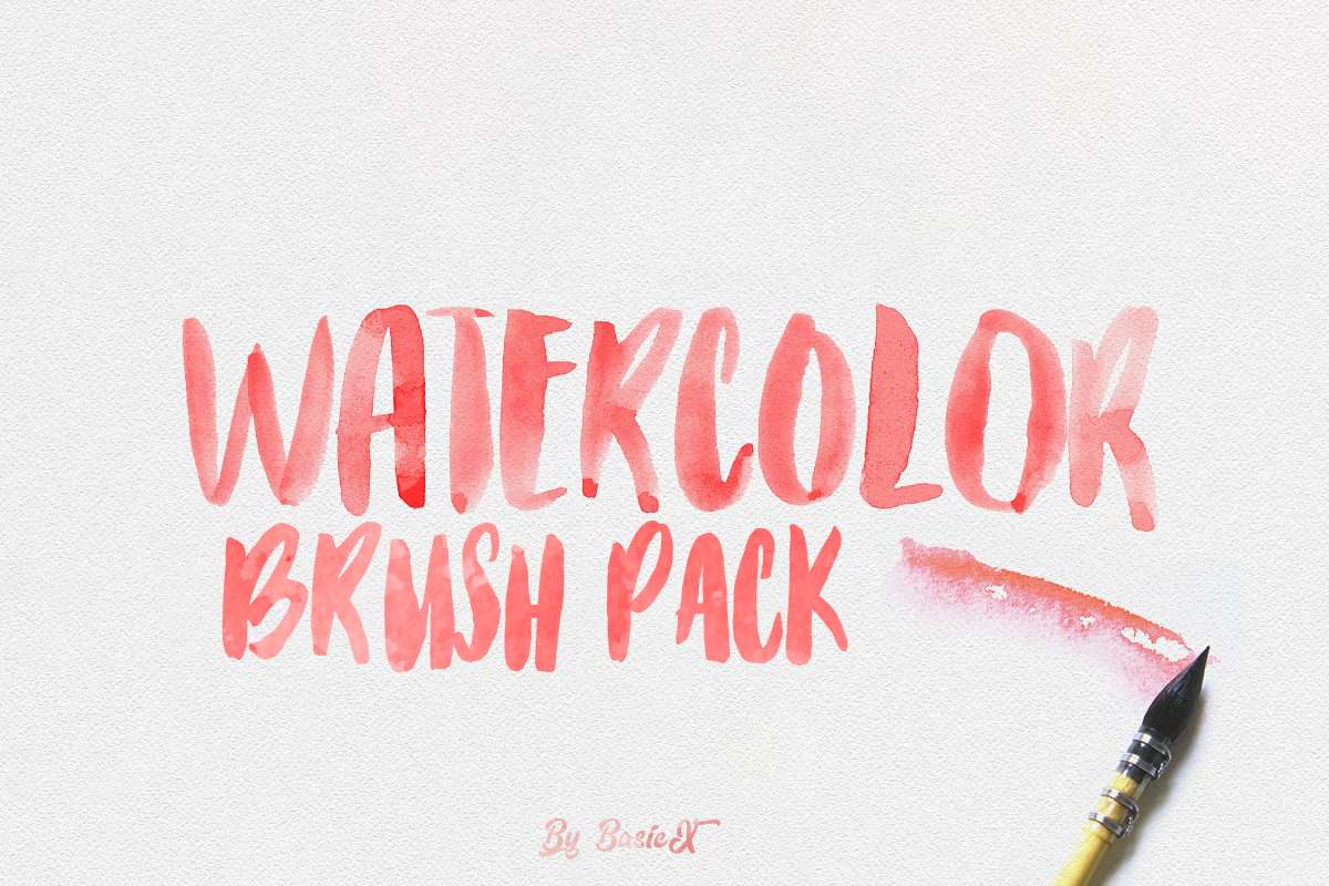 Free Watercolor brush pack NEW - Free Brushes for Procreate