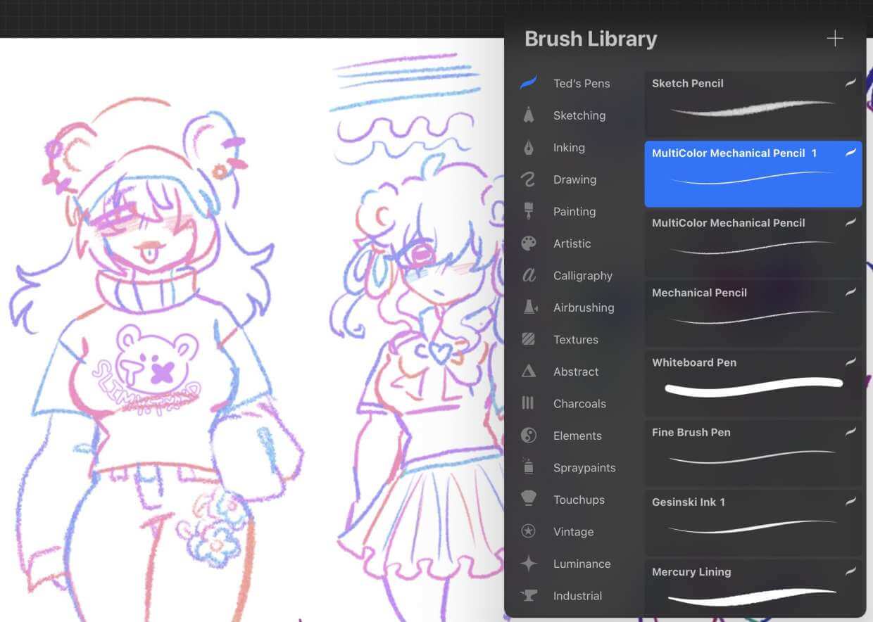 MultiColor Brush! - Free Brushes for Procreate
