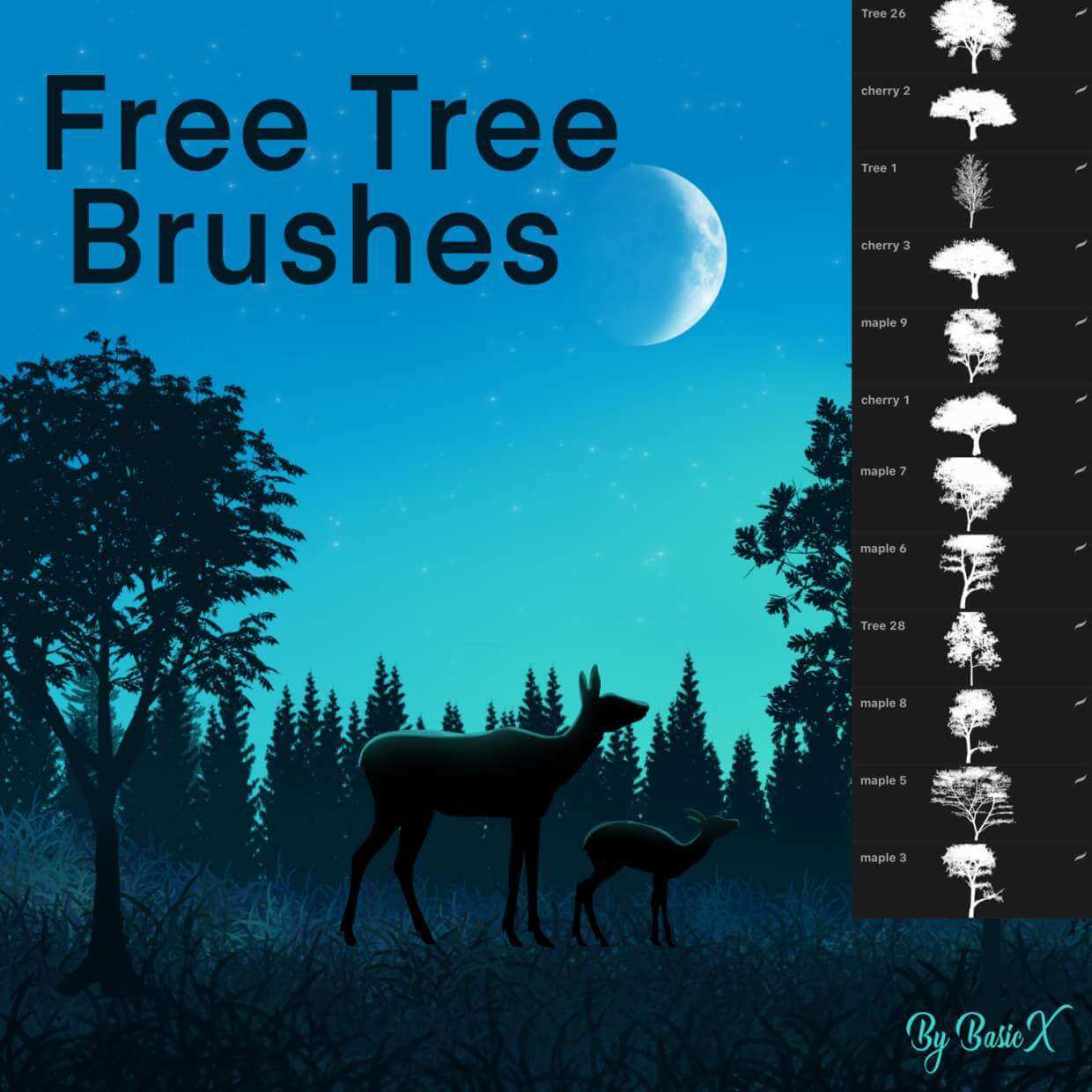 Free Tree brush pack! - Free Brushes for Procreate