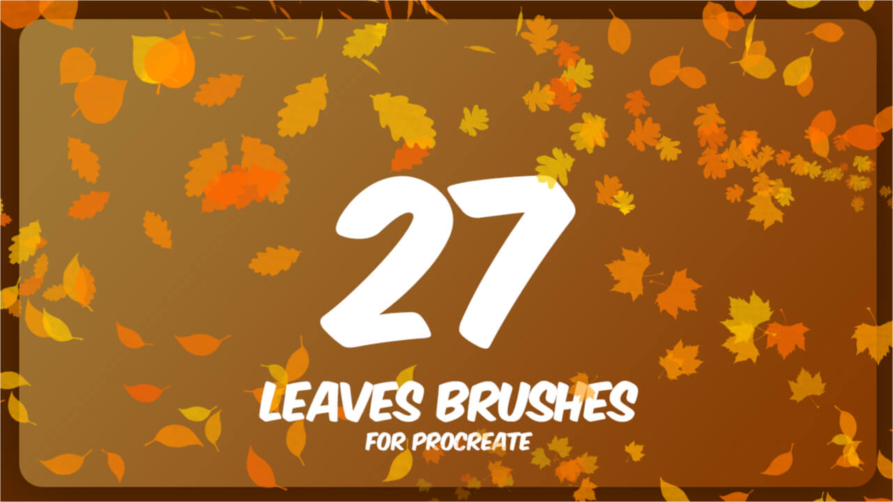 Leaves Brushes for Procreate - Free Brushes for Procreate