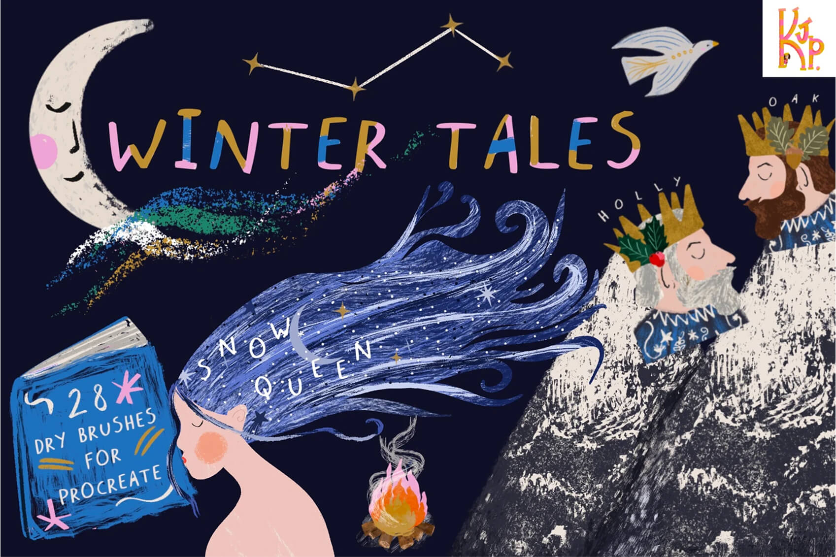 Winter Tales free sample pack - Free Brushes for Procreate