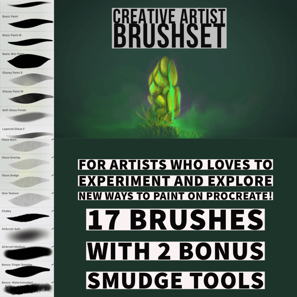 Creative brushes pack - Free Brushes for Procreate
